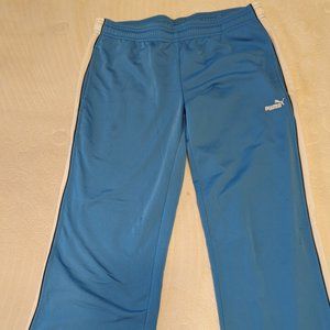 Puma Track Pants Light Blue Size Small